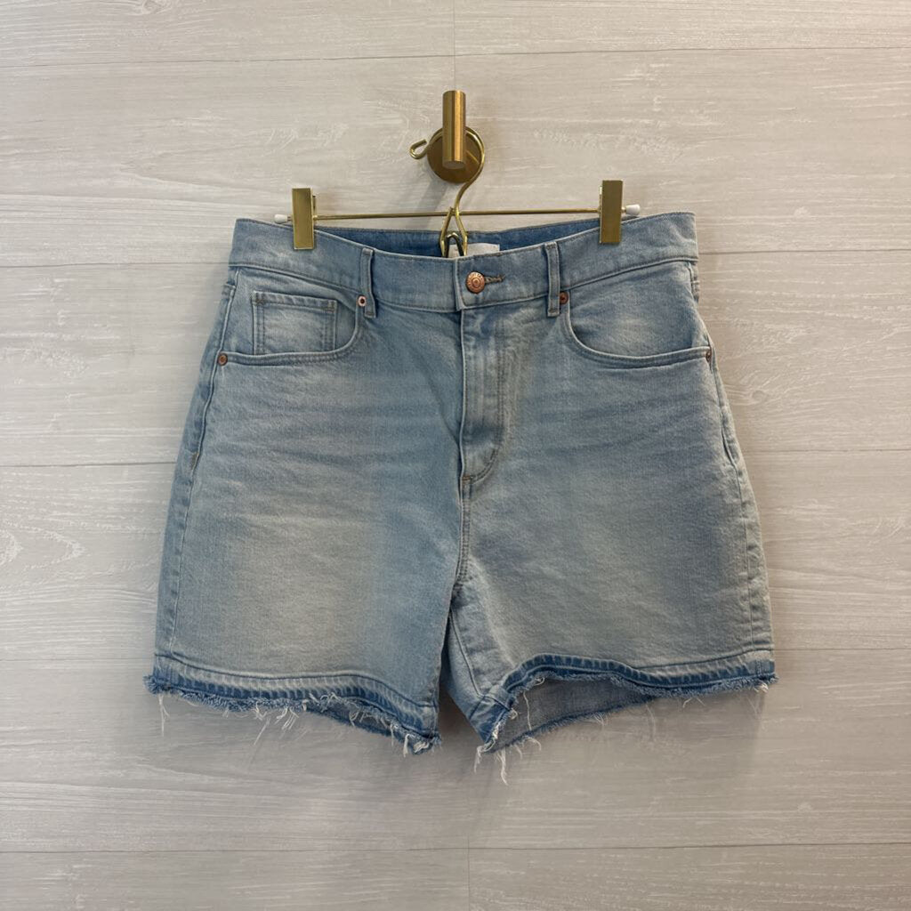 Loft Light Wash Cutoff Denim Shorts 6