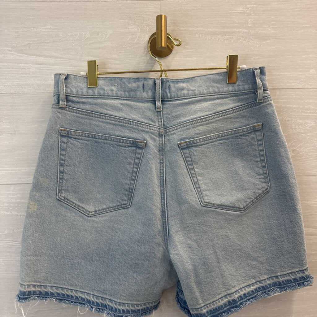 Loft Light Wash Cutoff Denim Shorts 6
