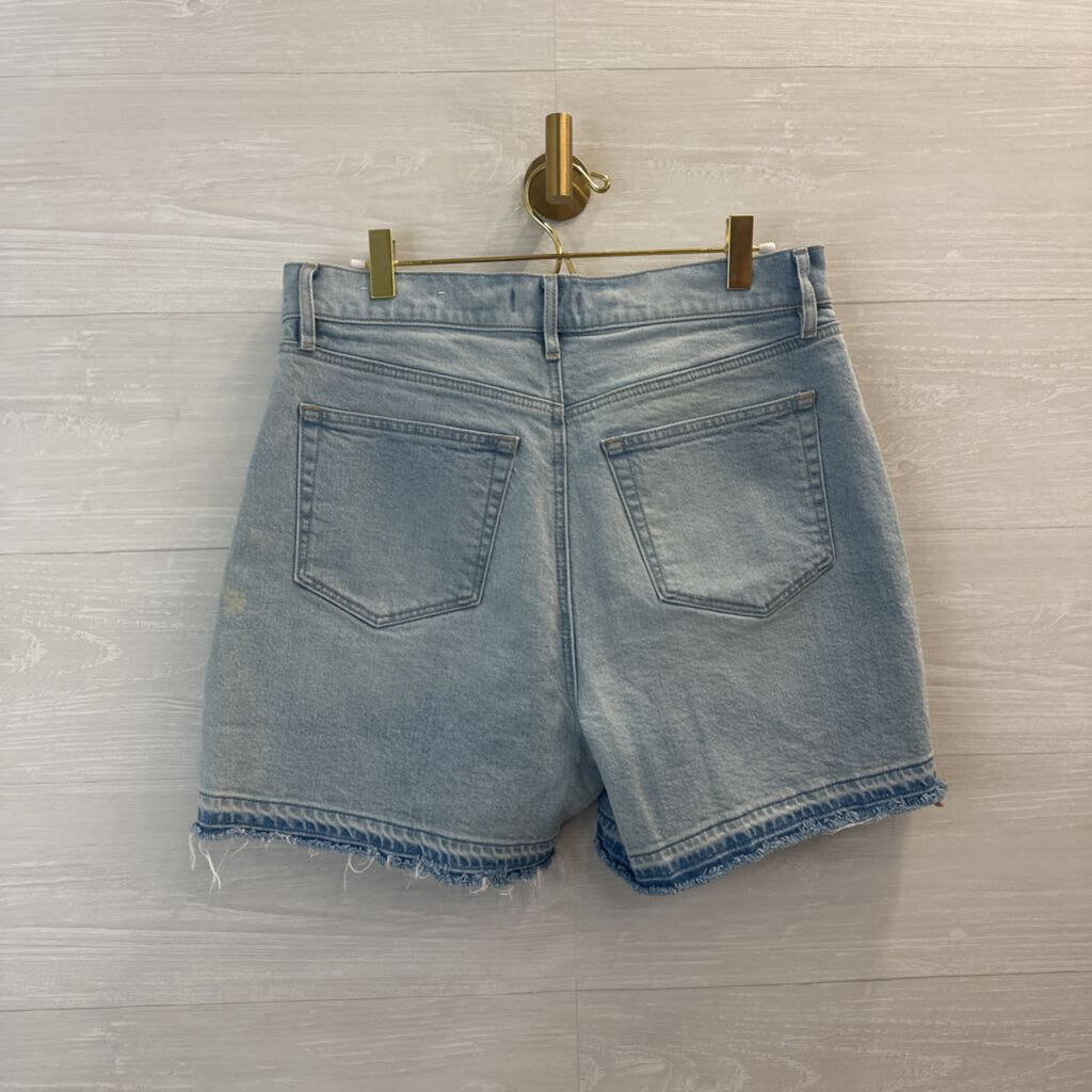 Loft Light Wash Cutoff Denim Shorts 6