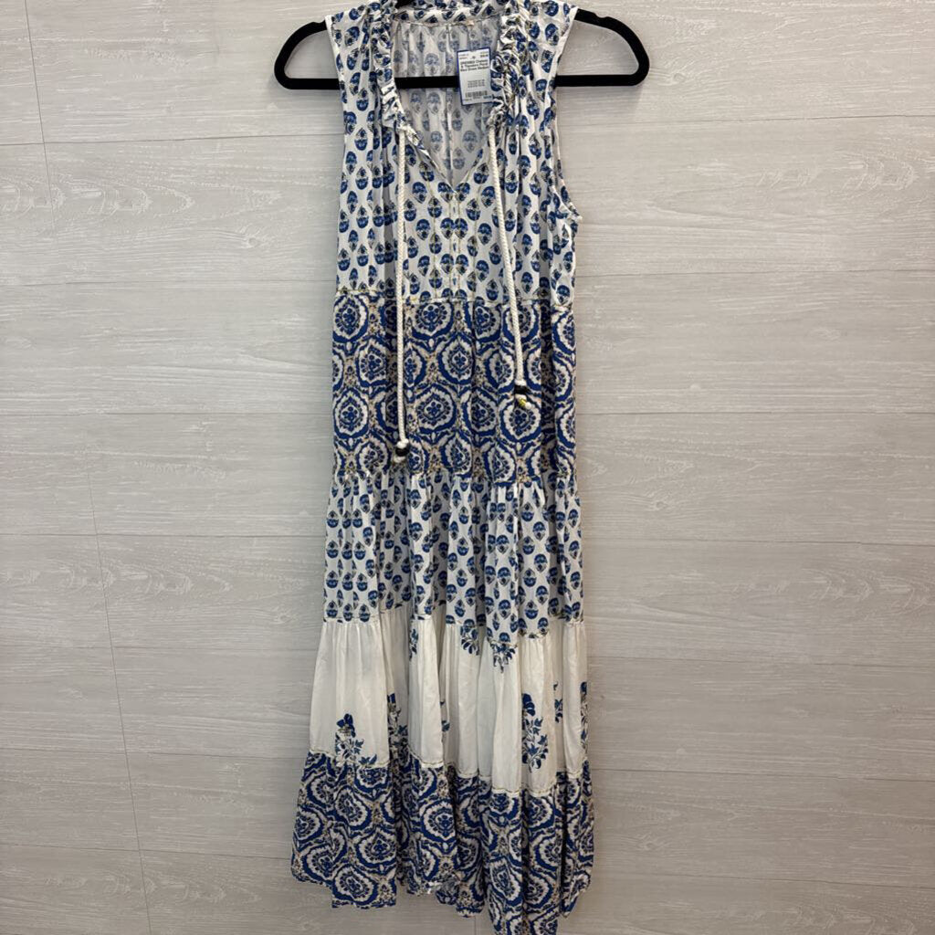 Chelsea & Theodore Floral Maxi Dress Medium