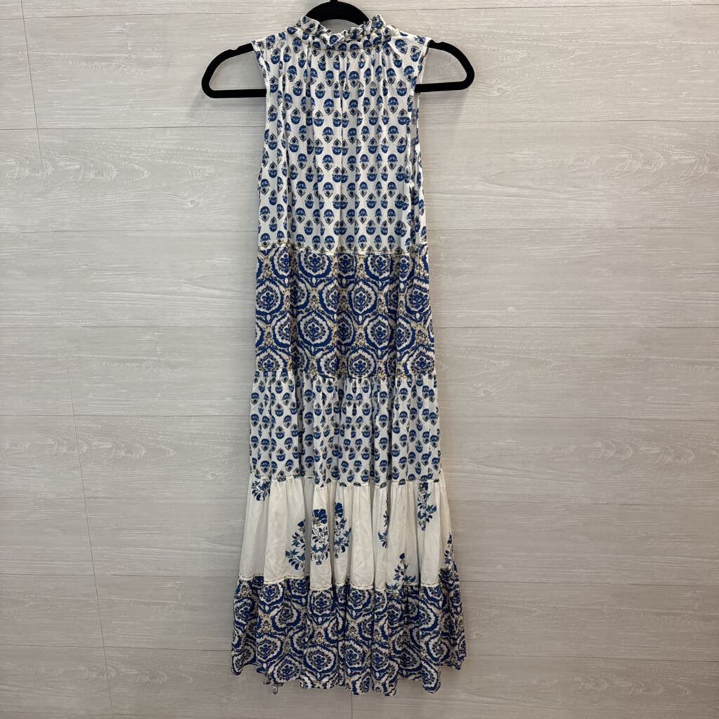 Chelsea & Theodore Floral Maxi Dress Medium