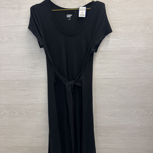Lands End Midi Dress With Tie Medium