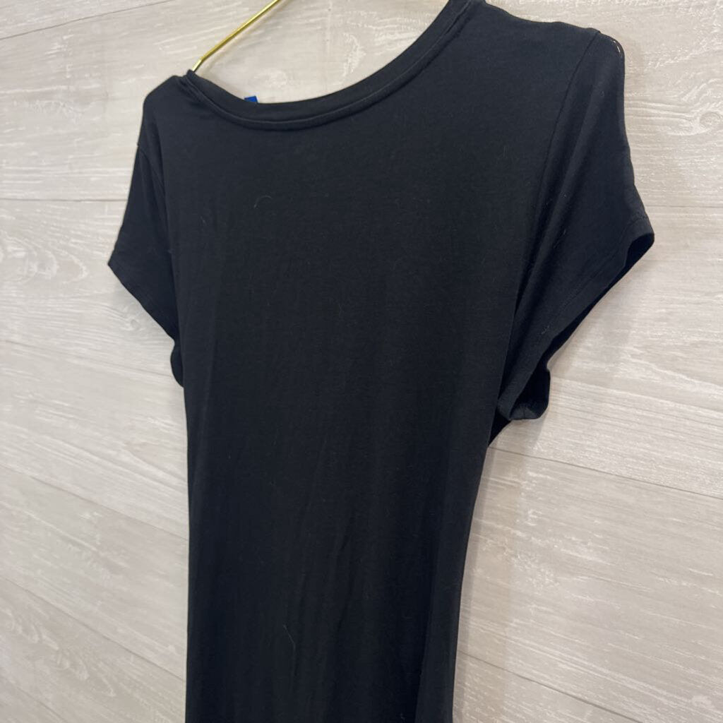 Lands End Midi Dress With Tie Medium