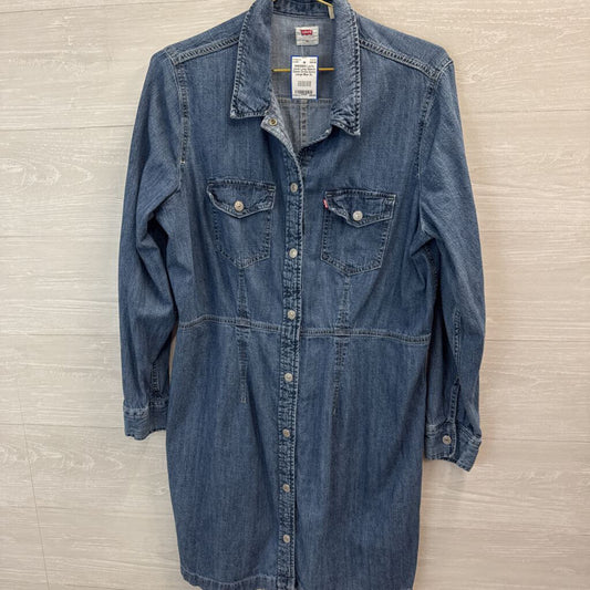 Levis Long Sleeve Denim Dress Extra Large