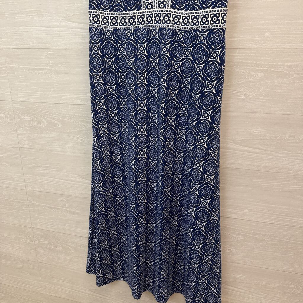 Talbots Printed Stretch Maxi Dress Medium