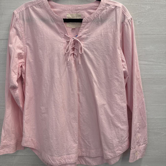 Lucky Brand Long Sleeve Lace Up Shirt Medium