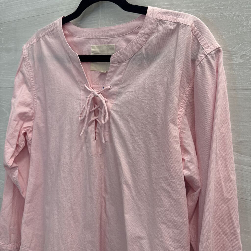 Lucky Brand Long Sleeve Lace Up Shirt Medium