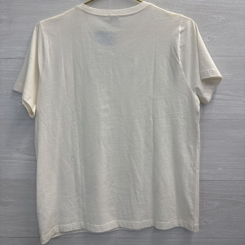 J. Crew Beaded Bow T-Shirt Medium