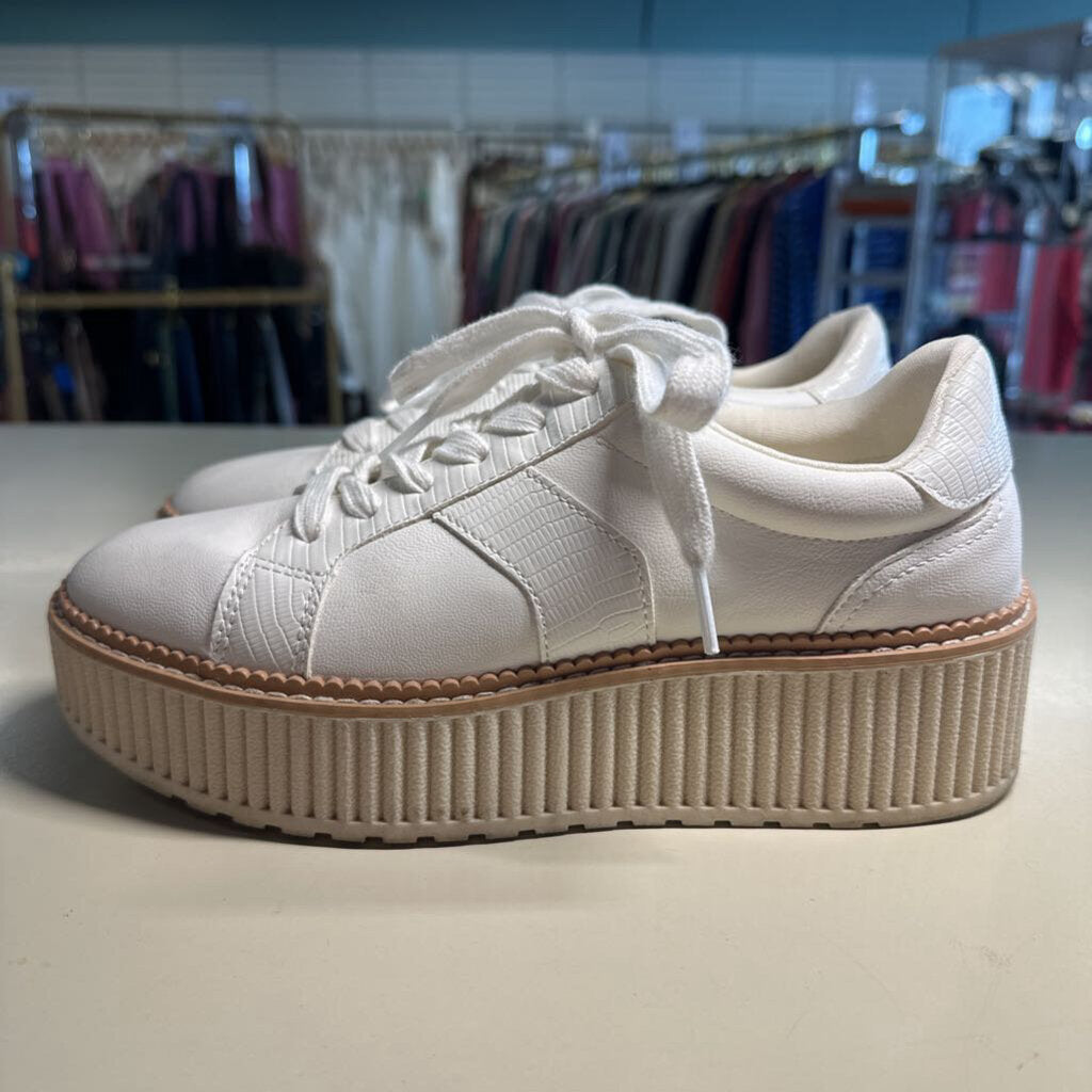 Dolce Vita White Platform Sneakers 8.0