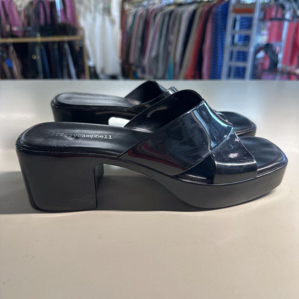 Jeffrey Campbell Jelly Platform Sandals 8.0