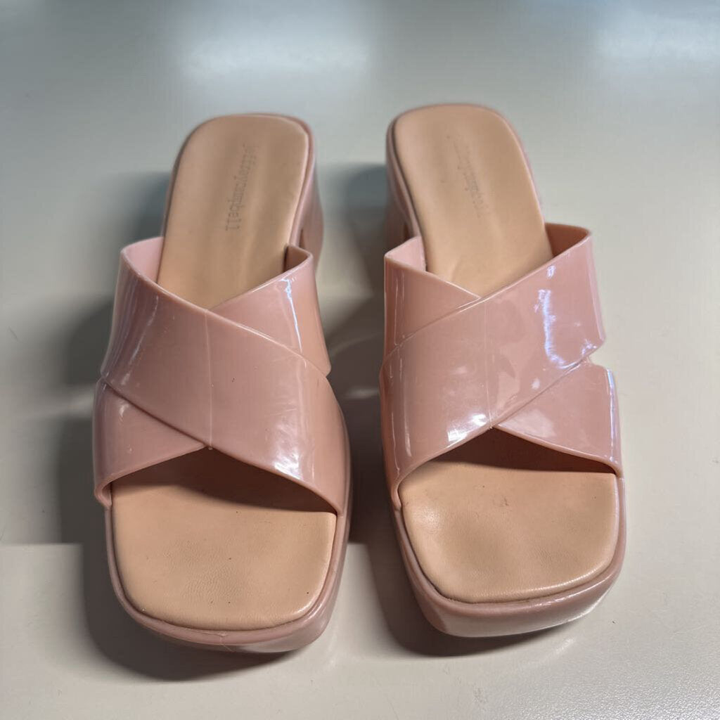 Jeffrey Campbell Jelly Platform Sandals 8.0