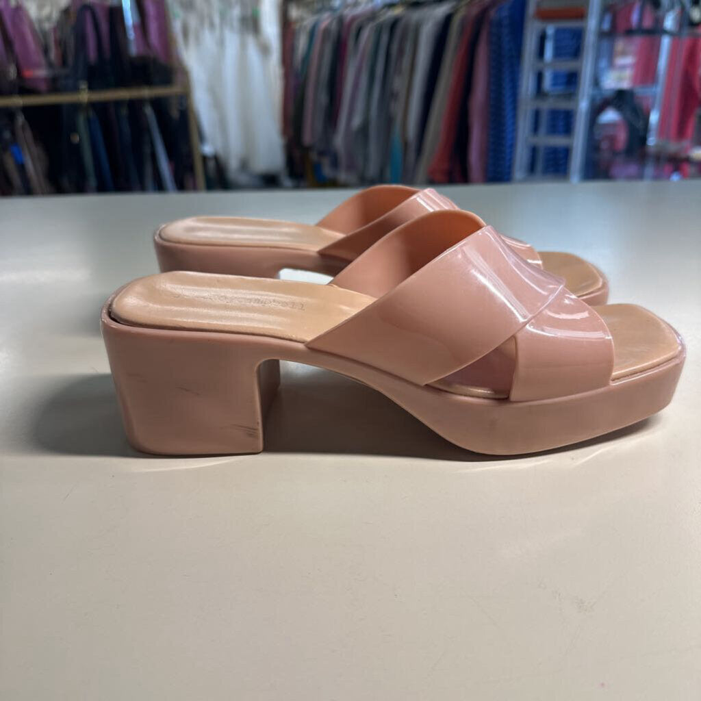 Jeffrey Campbell Jelly Platform Sandals 8.0