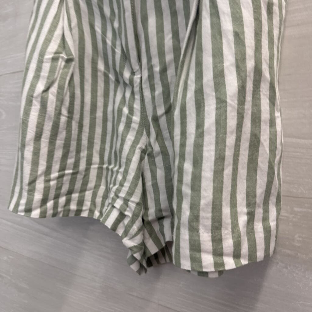 Loft Striped Linen Blend Shorts 10