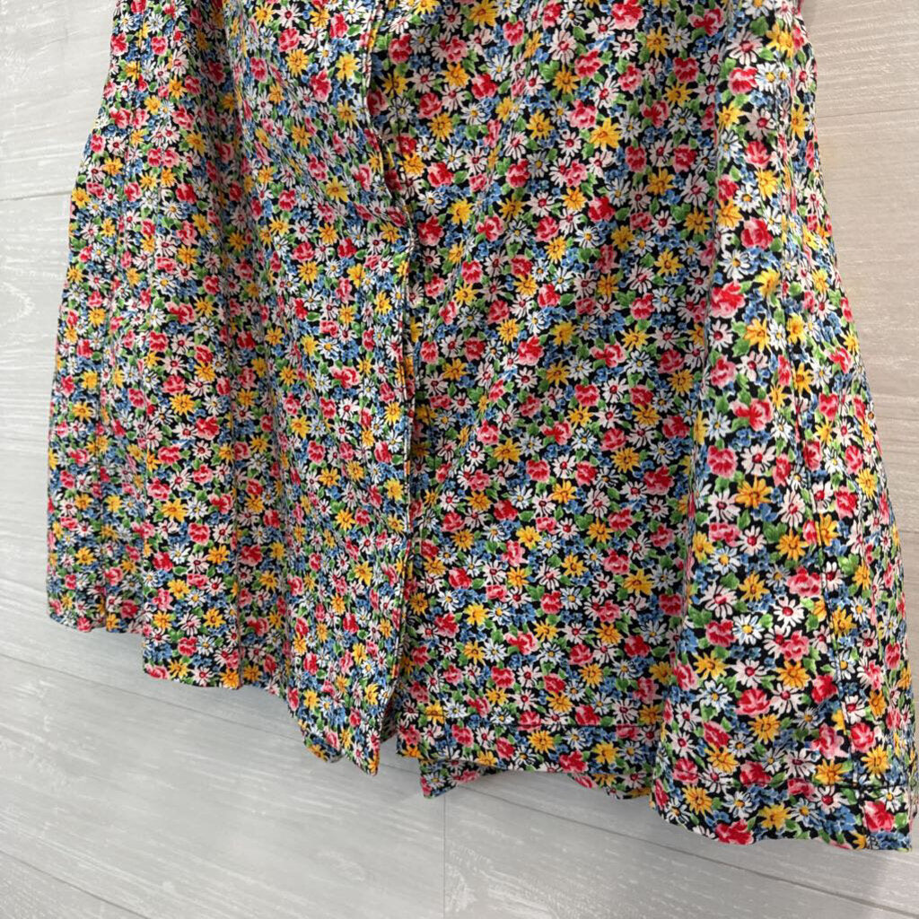 Liz Claiborne Floral Button Up Skort 14