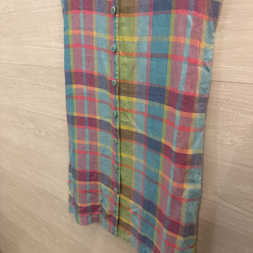 Jones New York Plaid Tank Dress 12