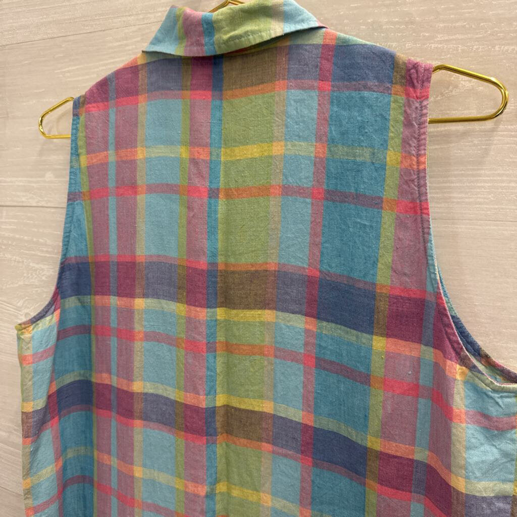 Jones New York Plaid Tank Dress 12