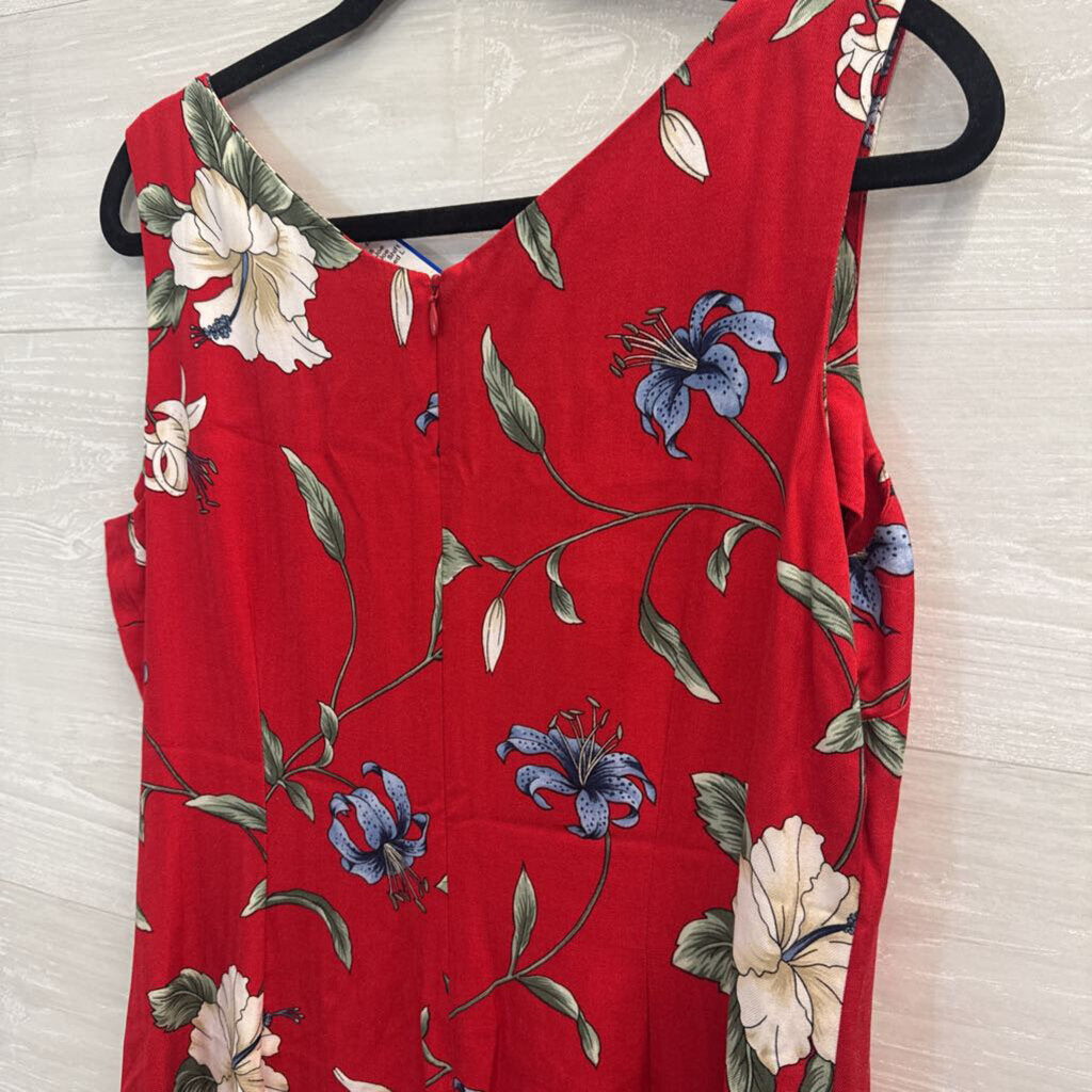 Caribbean Joe Hawaiian Print Shift Dress Large