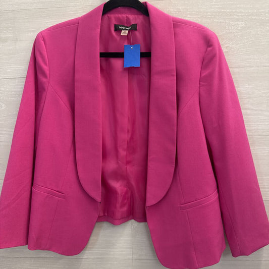 Nine West Hot Pink Cropped Blazer 12