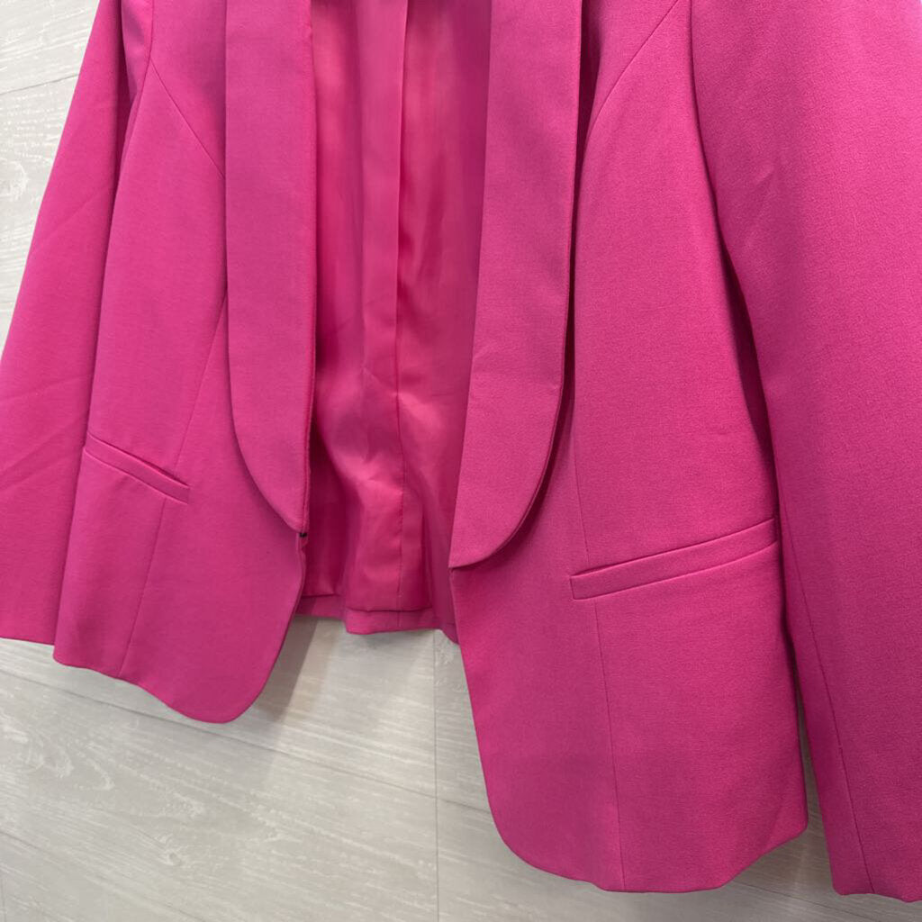 Nine West Hot Pink Cropped Blazer 12