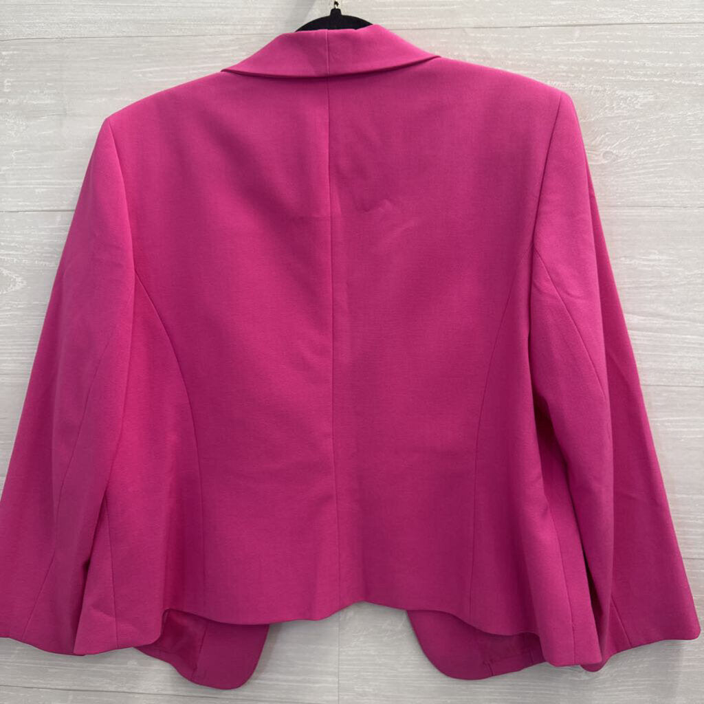 Nine West Hot Pink Cropped Blazer 12