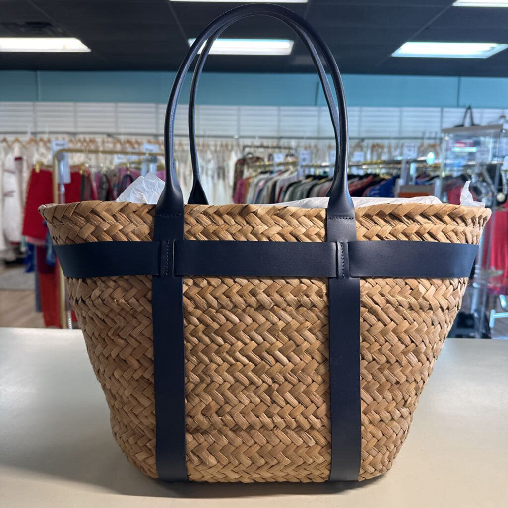 Mark and Graham Woven Straw Tote