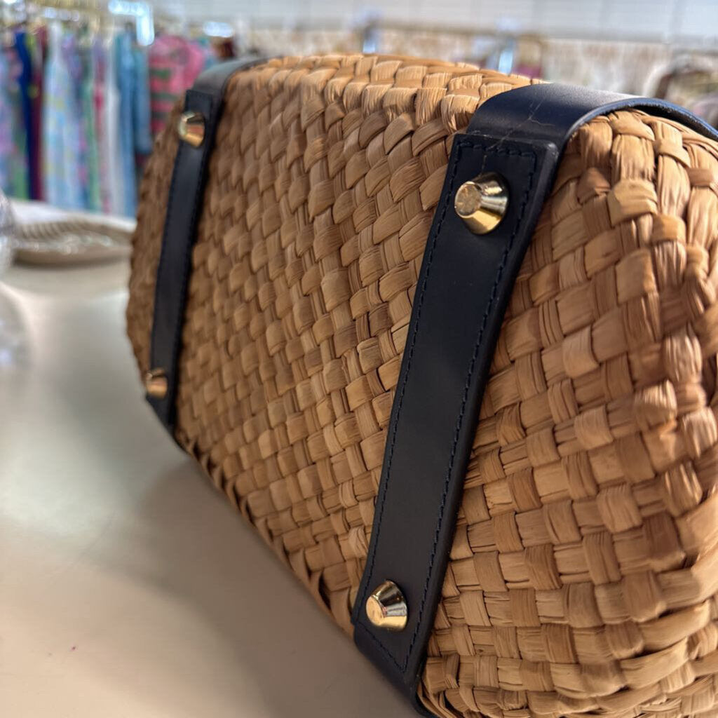 Mark and Graham Woven Straw Tote