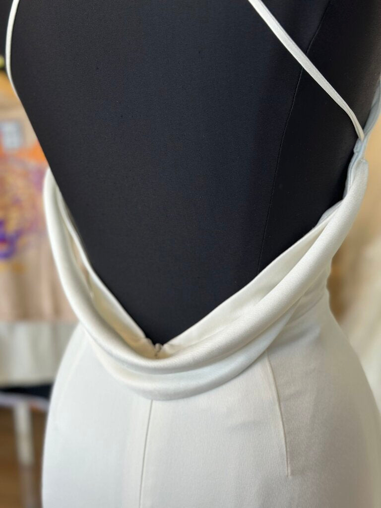 Jenny Yoo Satin Halter Neck Wedding Dress 10