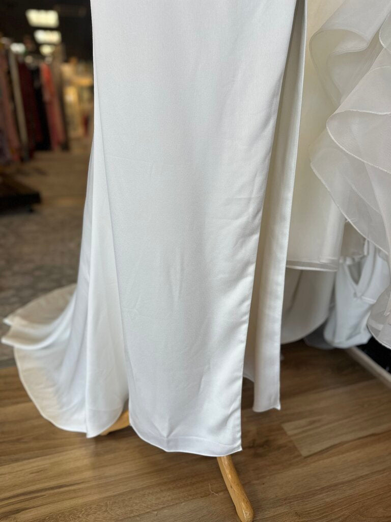 Jenny Yoo Satin Halter Neck Wedding Dress 10