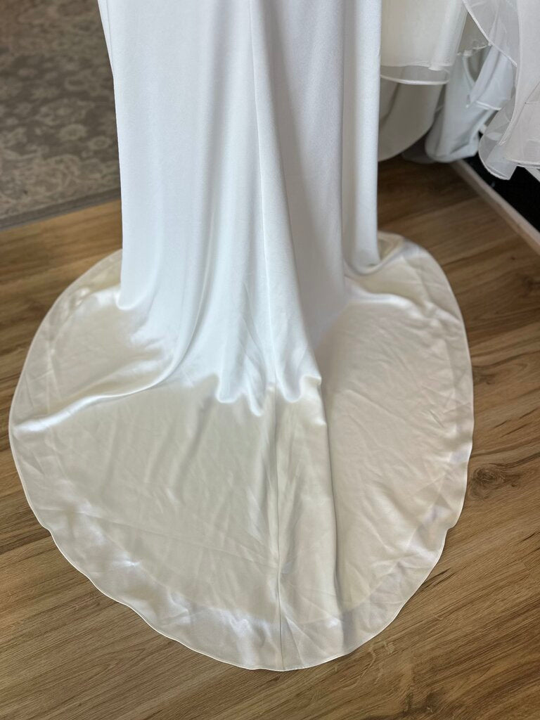 Jenny Yoo Satin Halter Neck Wedding Dress 10