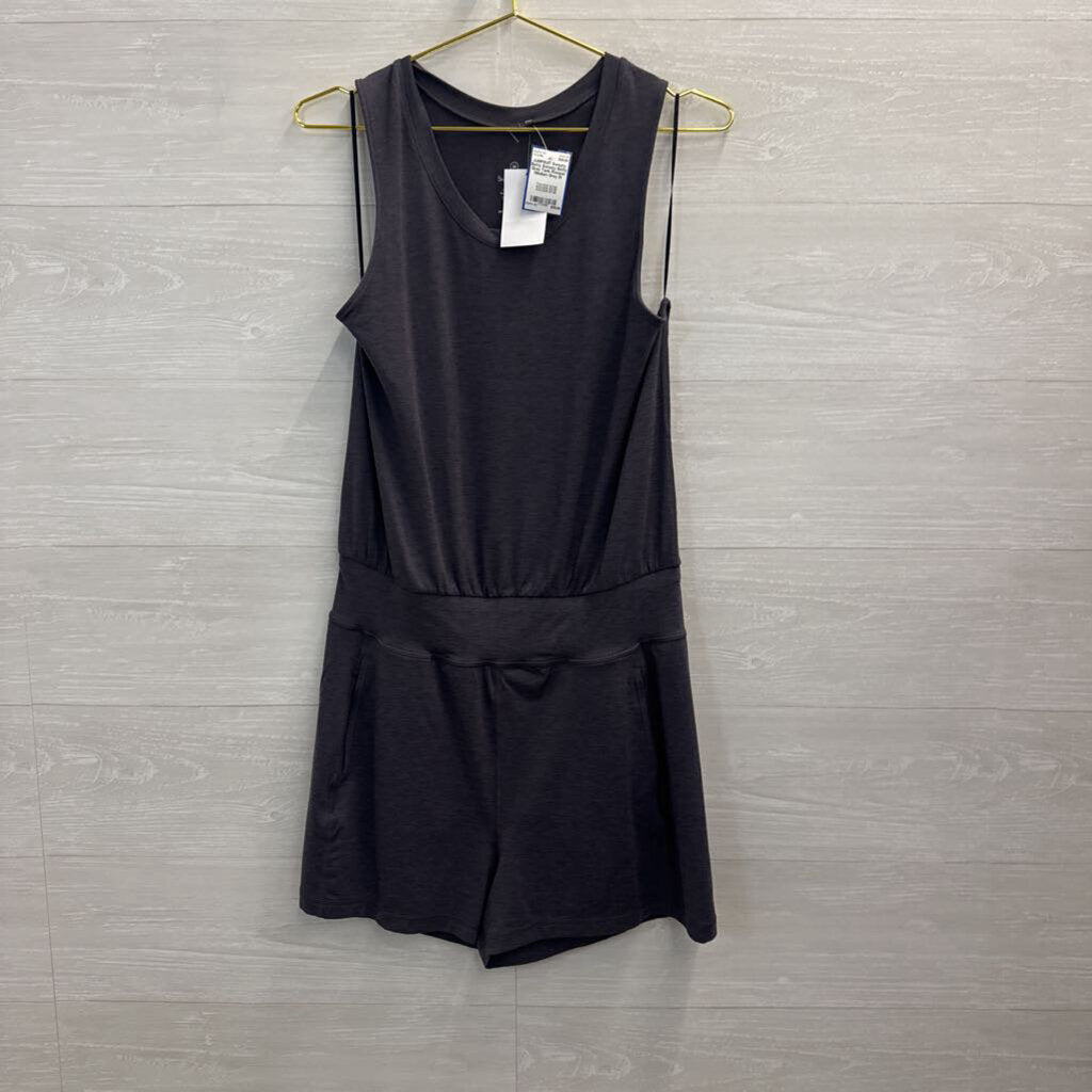 Sweaty Betty Grey Tank Romper Medium