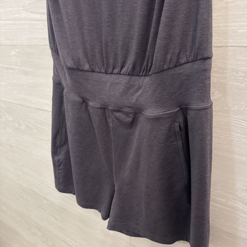 Sweaty Betty Grey Tank Romper Medium