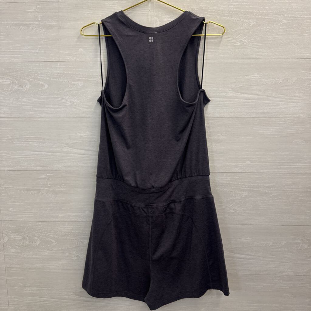 Sweaty Betty Grey Tank Romper Medium