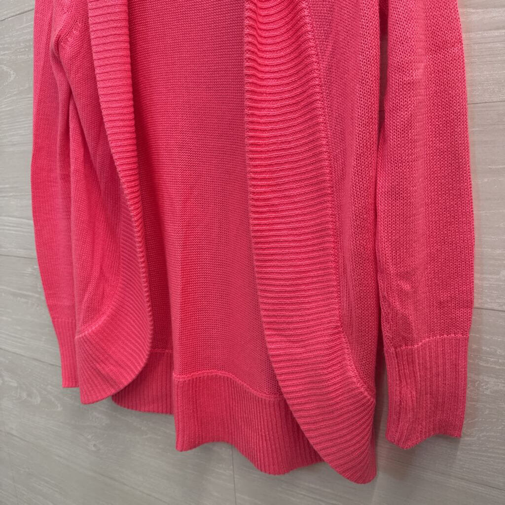 Lilly Pulitzer Open Front Knit Cardigan XS Pink