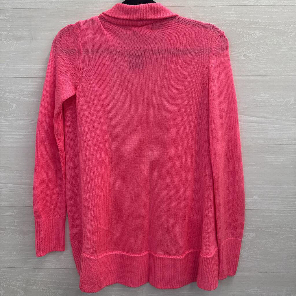 Lilly Pulitzer Open Front Knit Cardigan XS Pink