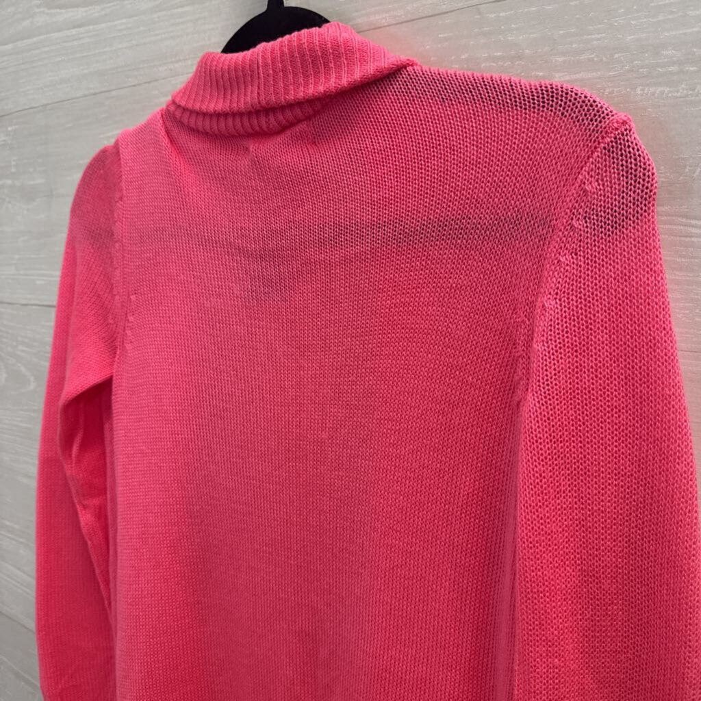 Lilly Pulitzer Open Front Knit Cardigan XS Pink