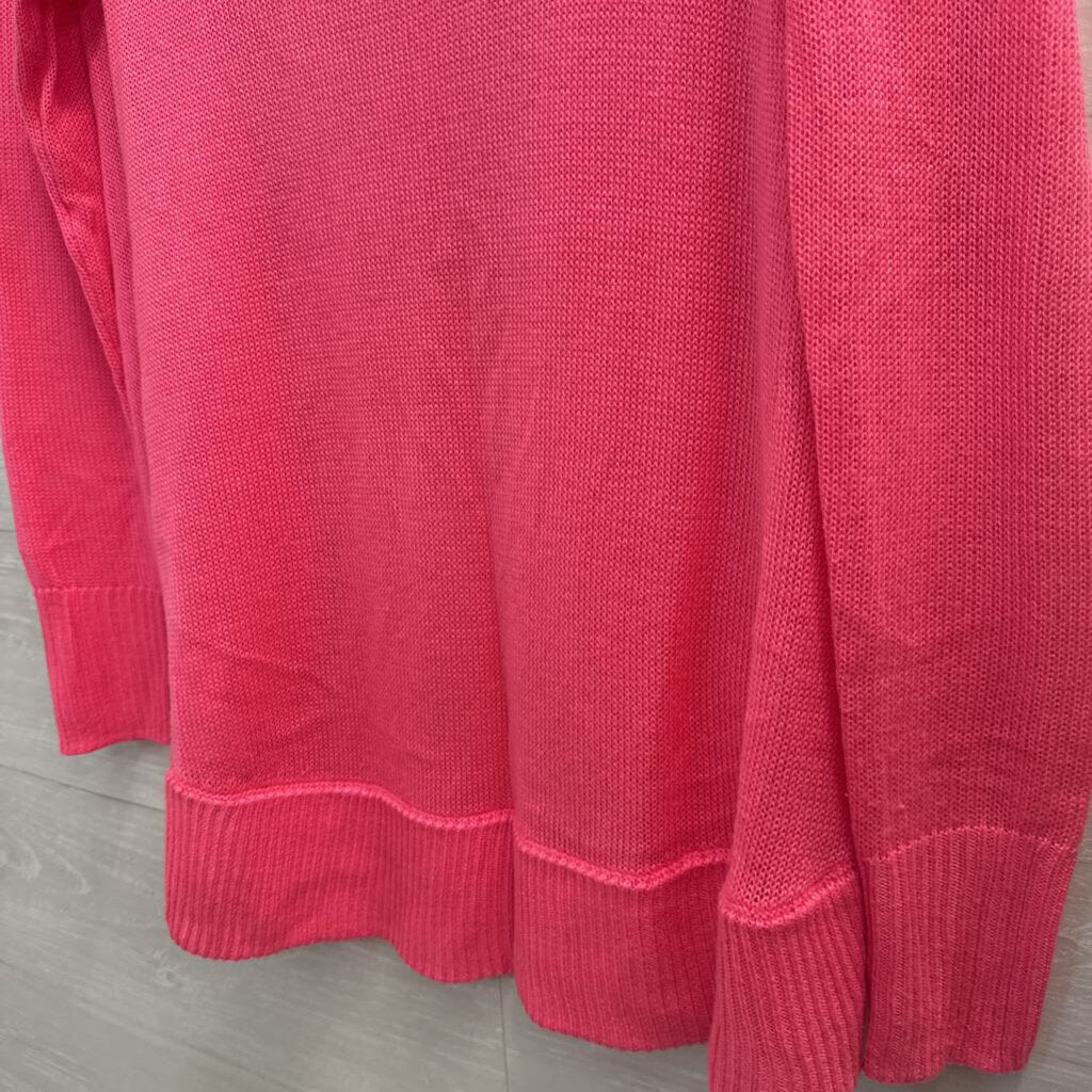 Lilly Pulitzer Open Front Knit Cardigan XS Pink