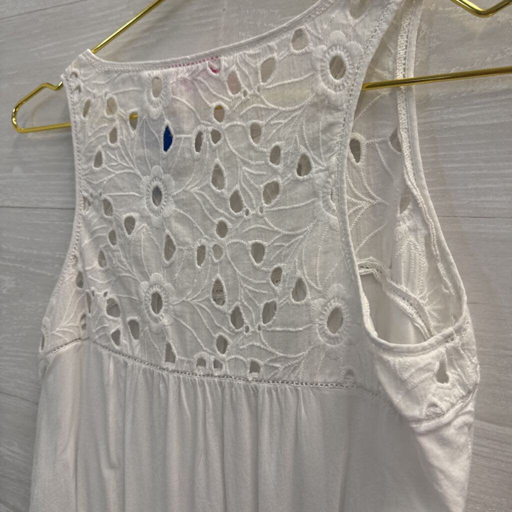 Lilly Pulitzer Sleeveless Woven White Tank Extra Small