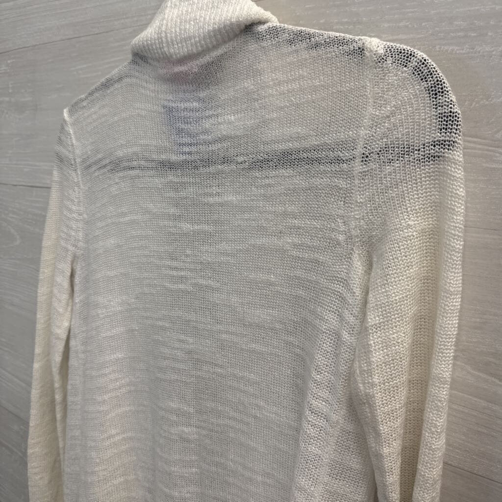 Lilly Pulitzer Open Front Knit Cardigan XS White
