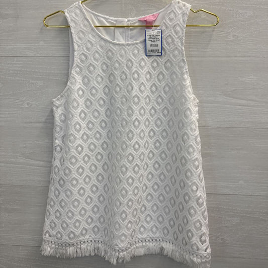Lilly Pulitzer Textured Lace Fringe Him Small