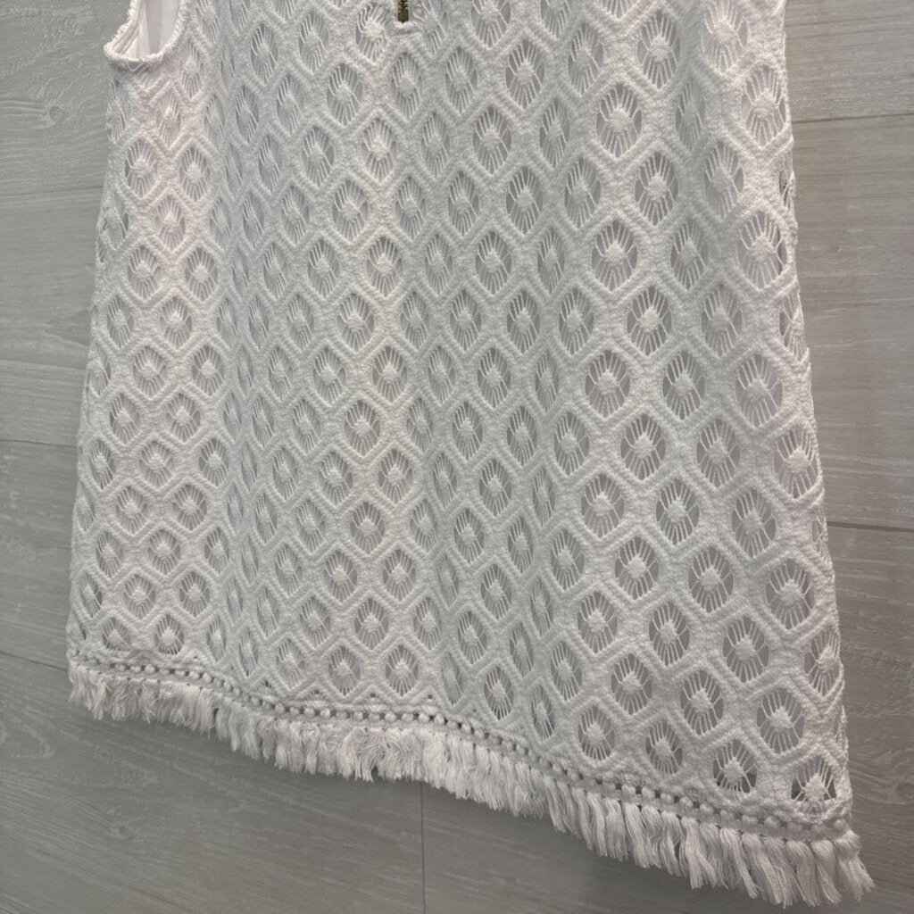 Lilly Pulitzer Textured Lace Fringe Him Small