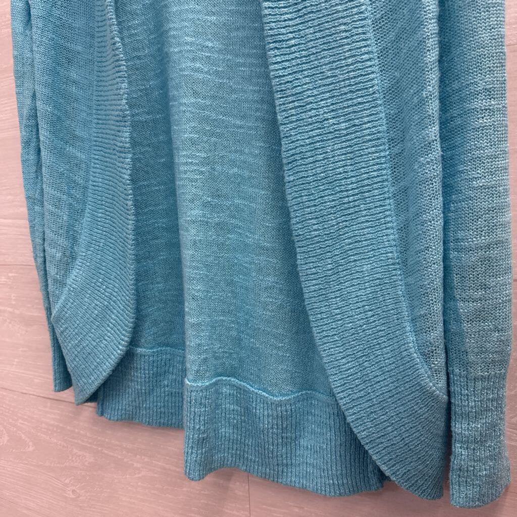 Lilly Pulitzer Open Front Knit Cardigan XS Blue