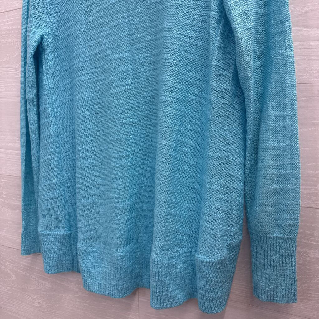 Lilly Pulitzer Open Front Knit Cardigan XS Blue