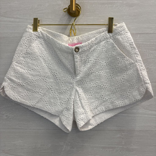 Lilly Pulitzer White Eyelet Shorts 2