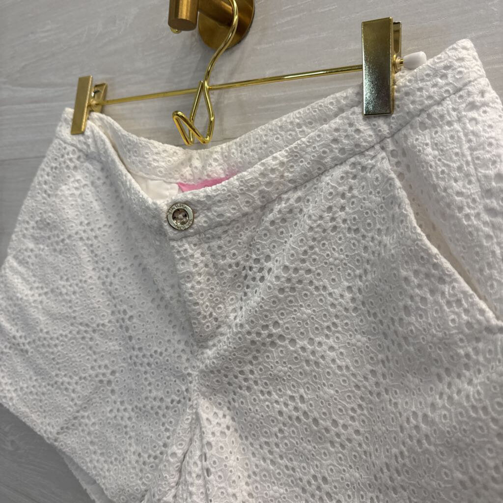 Lilly Pulitzer White Eyelet Shorts 2