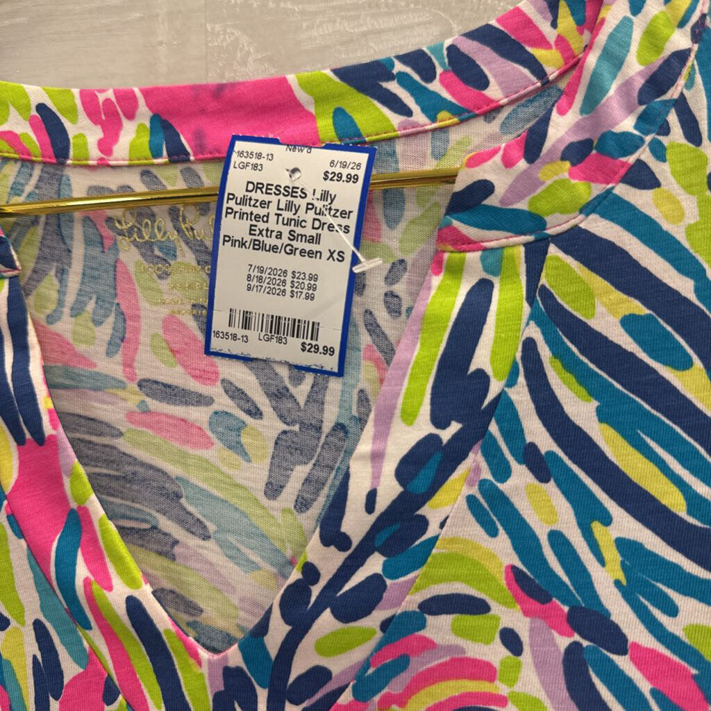 Lilly Pulitzer Printed Tunic Dress Extra Small