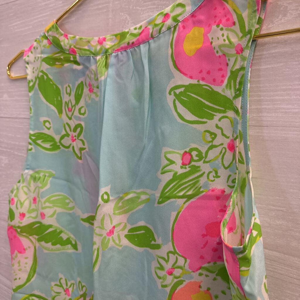 Lilly Pultizer Sleeveless Silky Blouse Extra Small