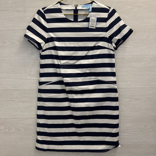 Draper James Sheath Dress Navy/White Striped 4