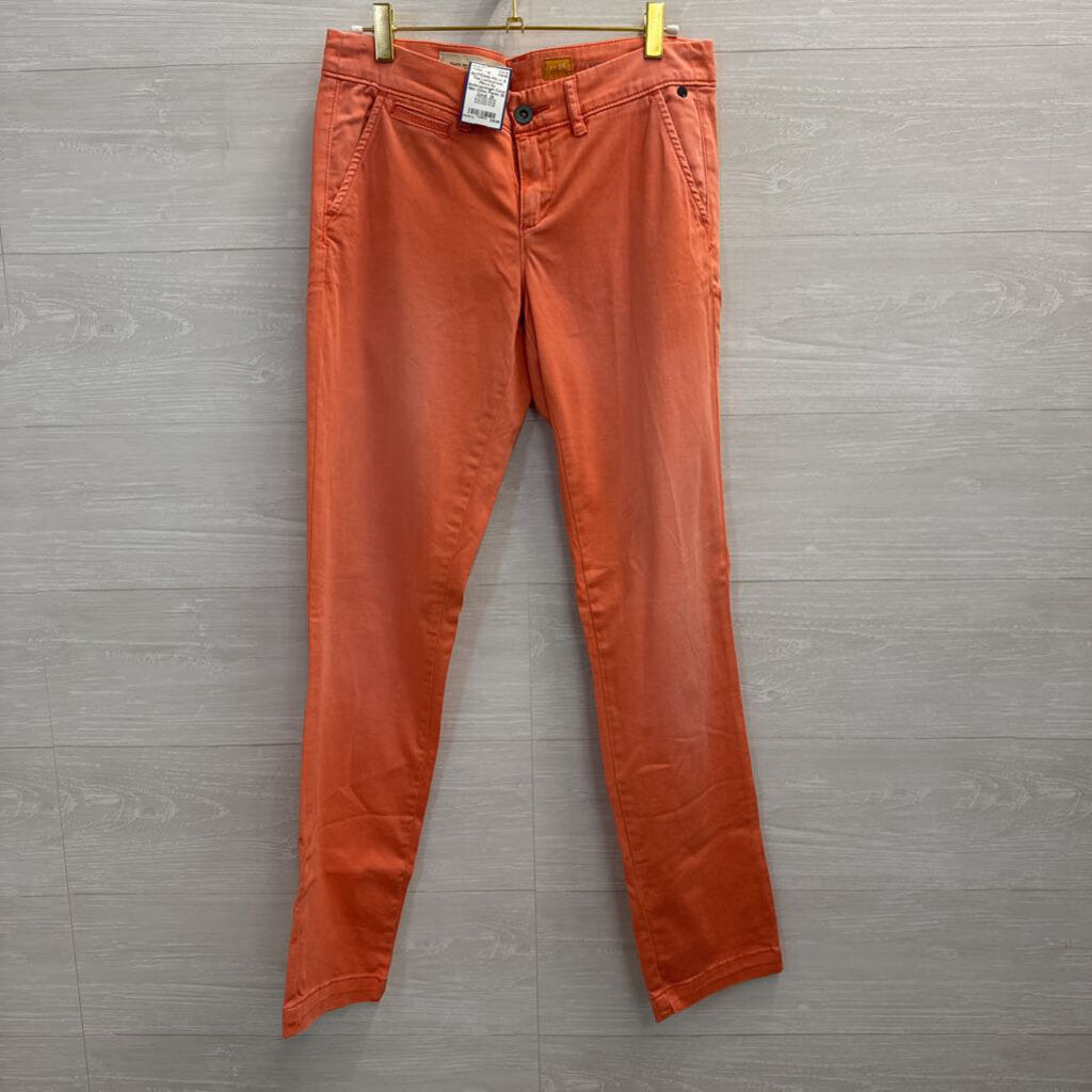 Pilcro by Anthropologie Coral Slim Chino Pants 26