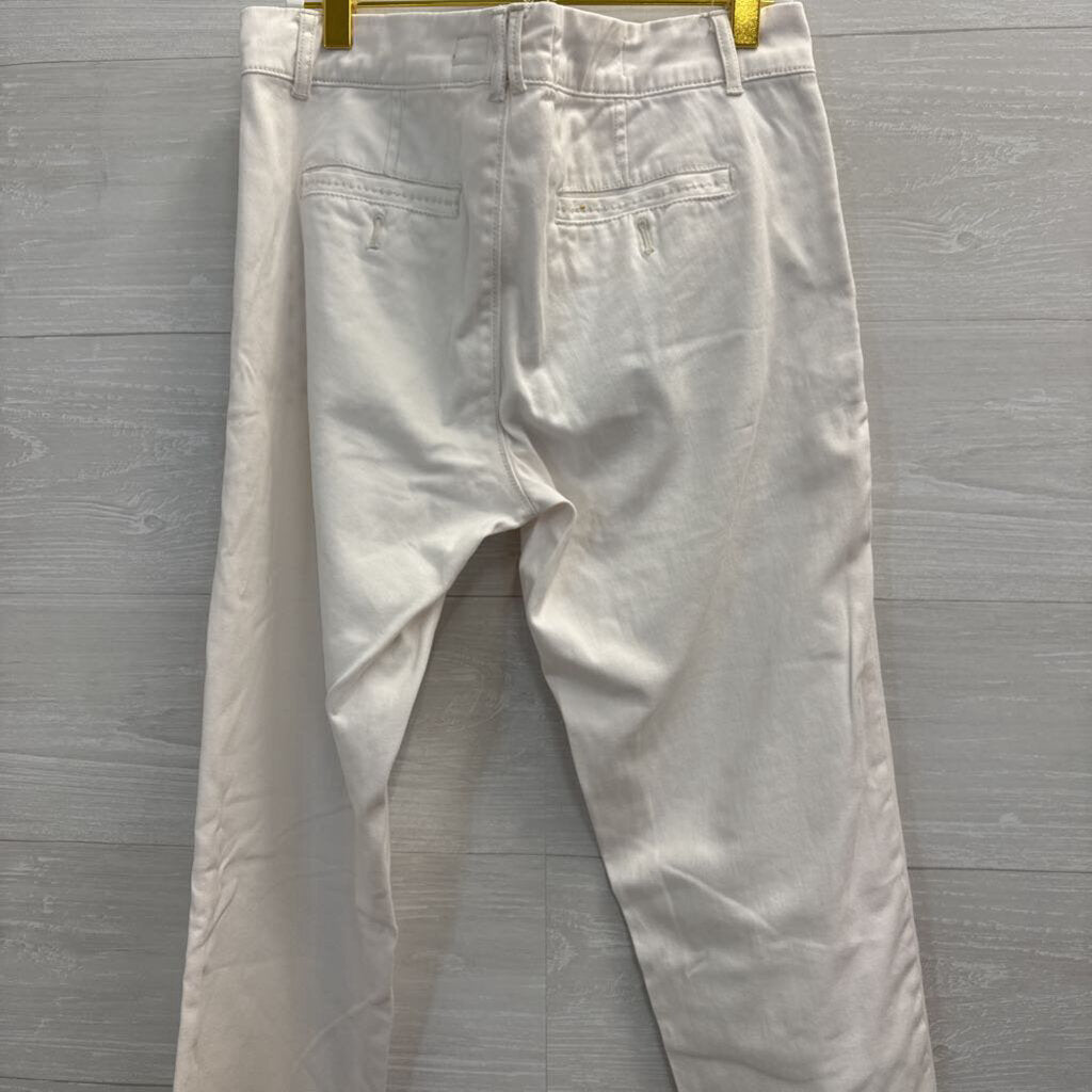 Pilcro by Anthropologie White Slim Chino Pants 26