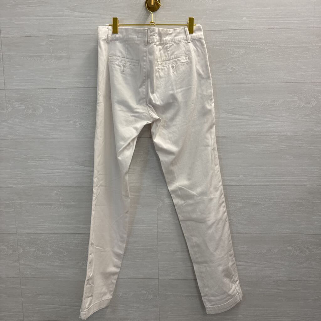 Pilcro by Anthropologie White Slim Chino Pants 26